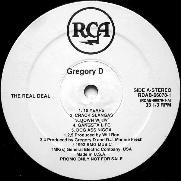 ladda ner album Gregory D - The Real Deal