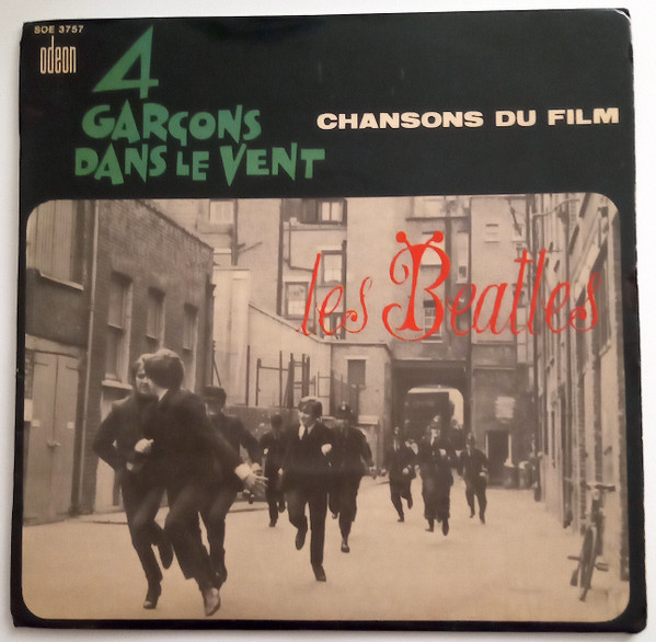 魅力の Beatles☆4 Garcons Dans Le Vent フランス独自ジャケ 洋楽 