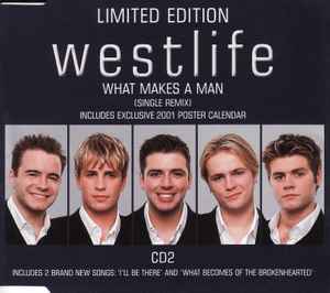 3 Track CD Single Picture Sleeve BMG WESTLIFE WHAT MAKES A MAN H48 