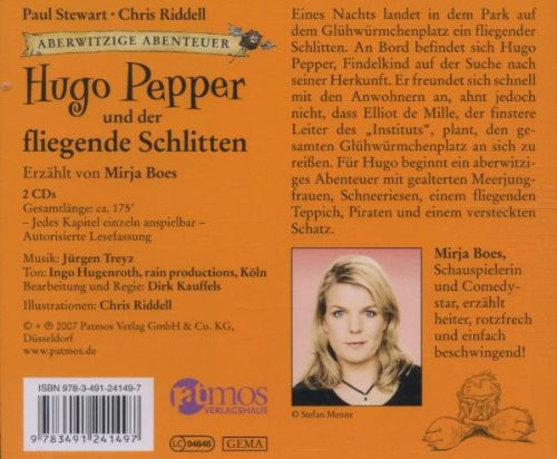Album herunterladen Paul Stewart Chris Riddell Erzählt Von Mirja Boes - Hugo Pepper Und Der Fliegende Schlitten