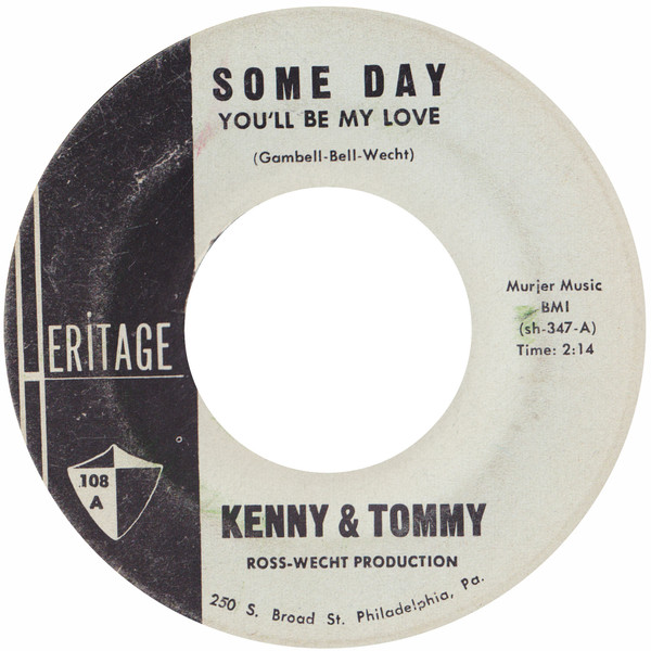 descargar álbum Kenny & Tommy - Some Day Youll Be My LoveIll Get By Without You