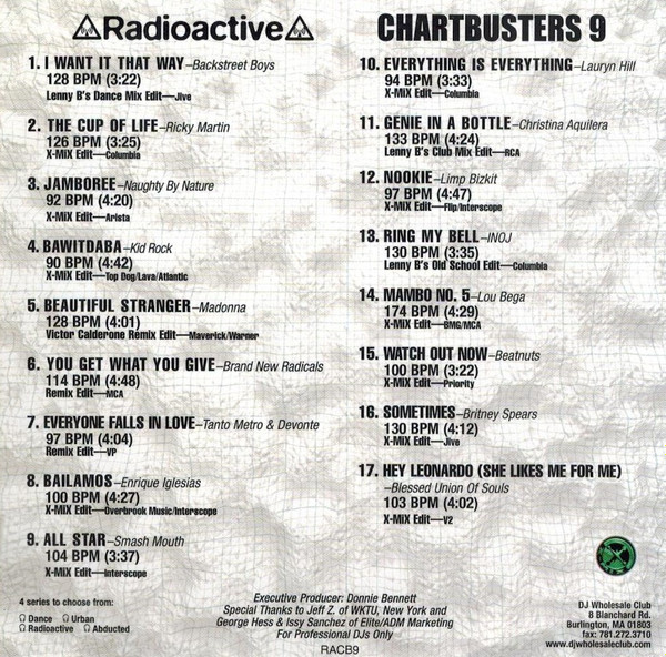 descargar álbum Various - X Mix Radioactive Chartbusters 9