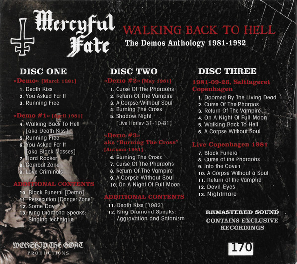 Mercyful Fate – Walking Back To Hell The Demos Anthology 1981-1982