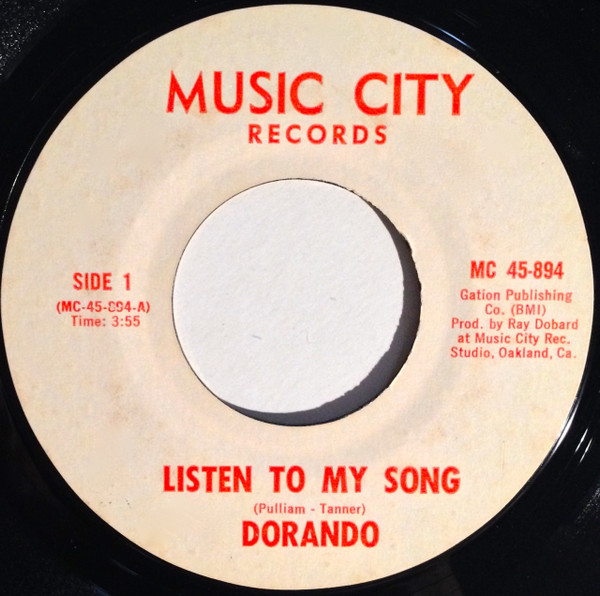 Dorando – Listen To My Song (1973, Vinyl) - Discogs