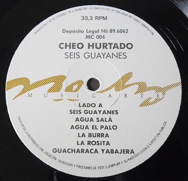 baixar álbum Cheo Hurtado - Seis Guayanes