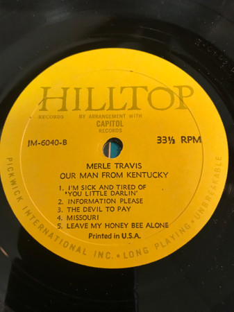 descargar álbum Merle Travis - Our Man From Kentucky