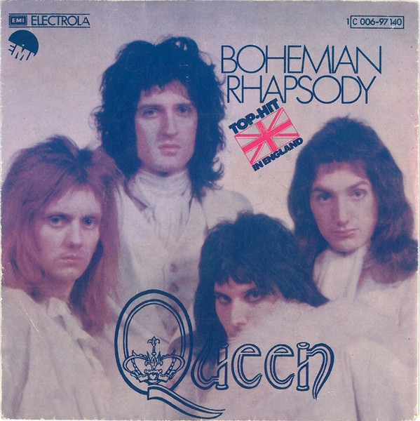 Queen – Bohemian Rhapsody (1975, Blue Backsleeve, EMI