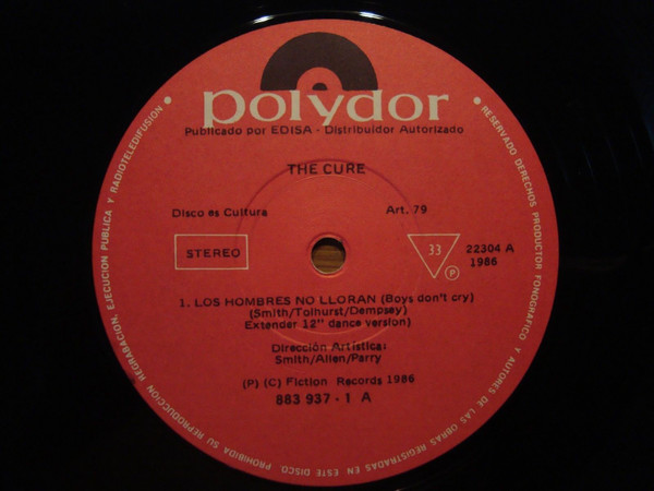 The Cure - Boys Don't Cry (New Voice • New Mix) | Releases | Discogs