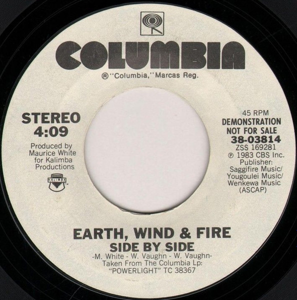 Earth, Wind & Fire – Side By Side (1983, Vinyl) - Discogs