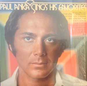 Paul Anka - Paul Anka Sings His Favorites  album cover