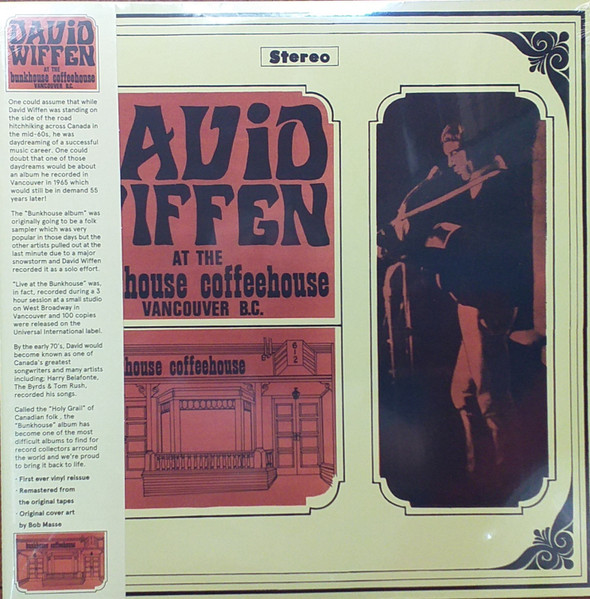 David Wiffen – Live At The Bunkhouse Coffeehouse (1965, Vinyl