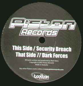 Matt Rains - Dark Forces / Security Breach album cover