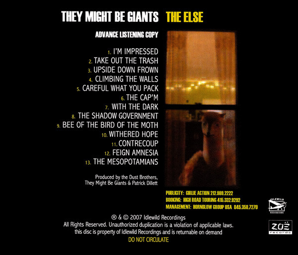 They Might Be Giants - The Else | Releases | Discogs