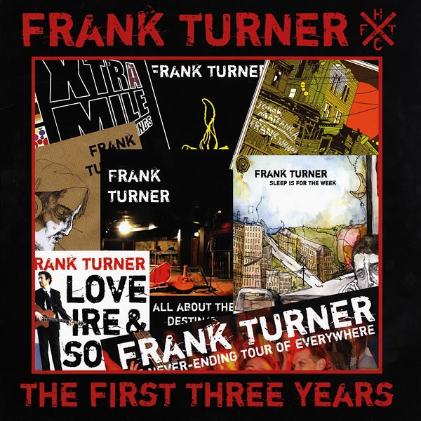 Frank Turner – The First Three Years (2008, Clear with Red/Black