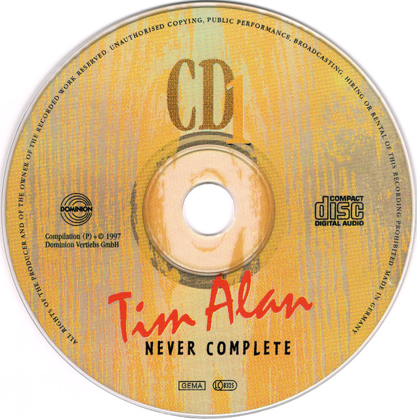 baixar álbum Tim Alan - Never Complete