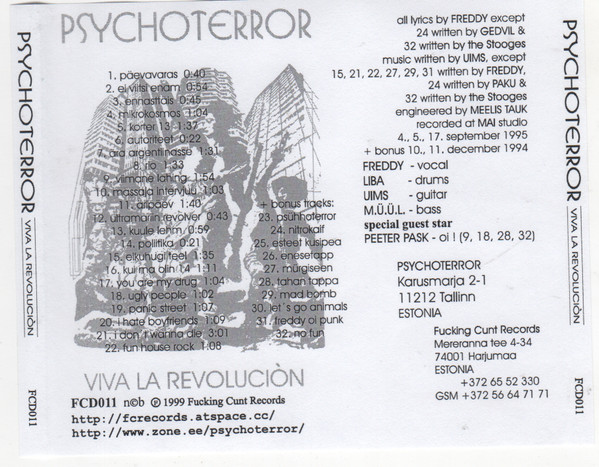 baixar álbum Psychoterror - Viva La Revolución