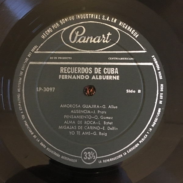 baixar álbum Fernando Albuerne Con El Trio Los Cubanitos - Recuerdos De Cuba