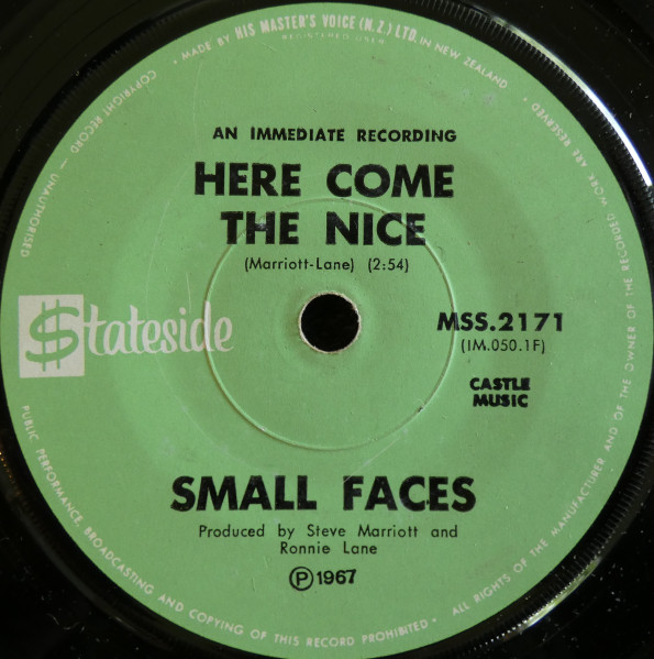 Small Faces – Here Come The Nice (1967, Vinyl) - Discogs