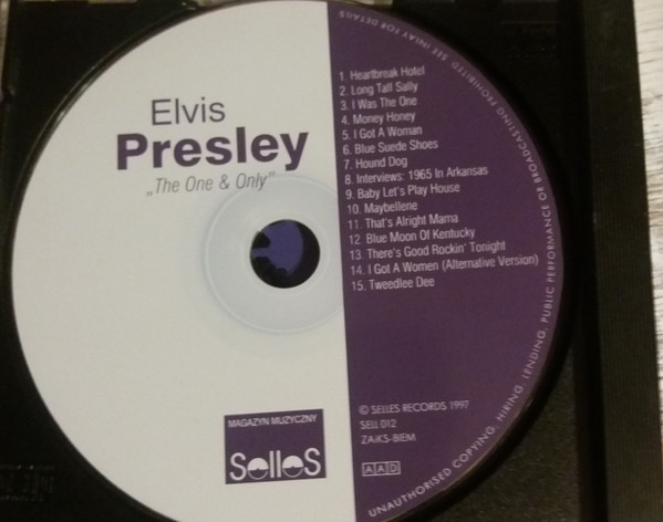 lataa albumi Elvis Presley - The One And Only