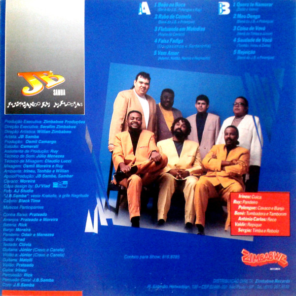 descargar álbum Grupo JB Samba - Flutuando Em Melodias