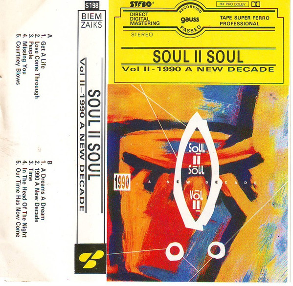 Soul II Soul – Vol II - 1990 A New Decade (Cassette) - Discogs