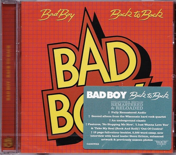 Bad Boy – Back To Back (2016, CD) - Discogs