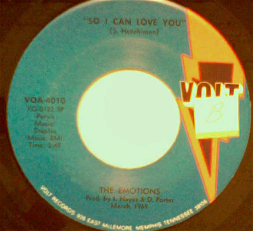 The Emotions – So I Can Love You (1969, Vinyl) - Discogs