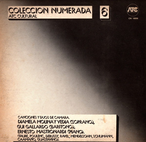 Album herunterladen Diamela Molina Y Vedia, Gui Gallardo, Ernesto Mastronardi - Canciones Y Duos De Camara