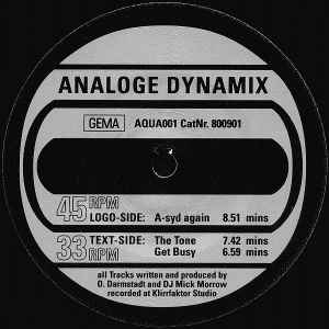 Analoge Dynamix* - A-syd Again
