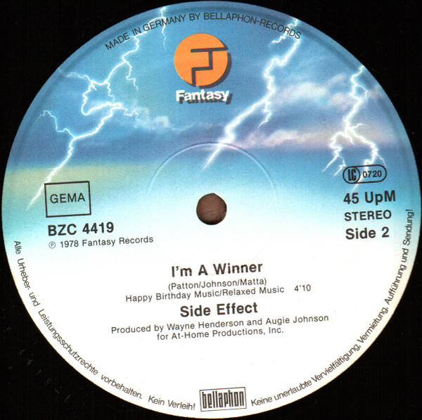 last ned album Side Effect - Disco Junction Im A Winner