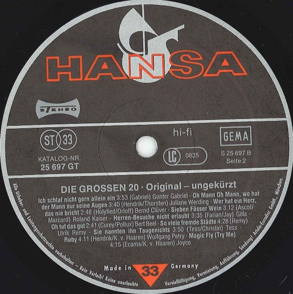 lataa albumi Various - Die Großen 20