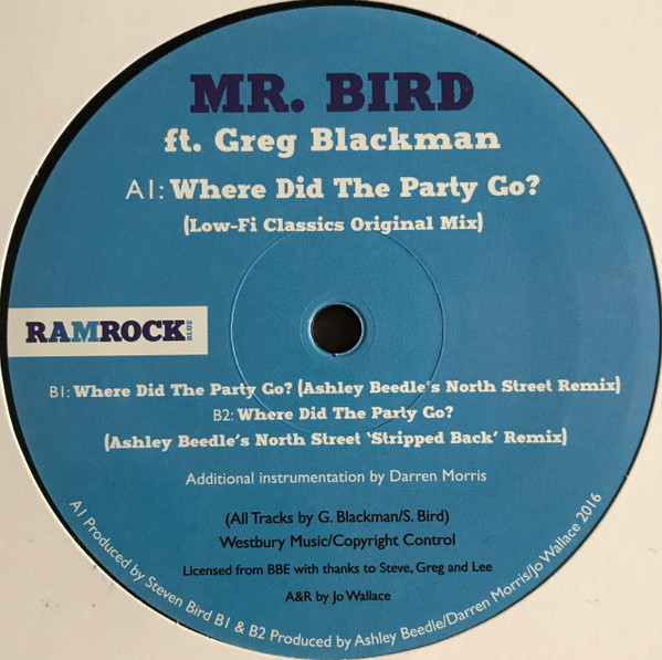 Mr. Bird Ft. Greg Blackman – Where Did The Party Go?