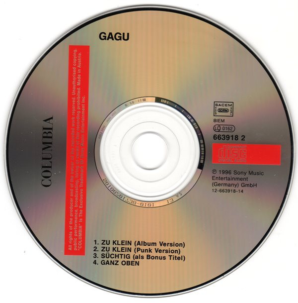 ladda ner album Gagu - Zu Klein
