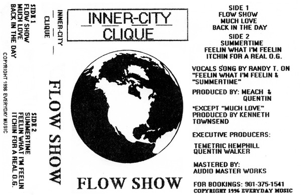 Inner-City Clique – Flow Show (1996, Cassette) - Discogs