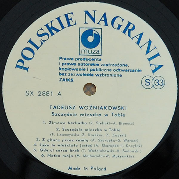 télécharger l'album Tadeusz Woźniakowski - Szczęście Mieszka W Tobie