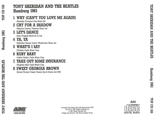 baixar álbum The Beatles Featuring Tony Sheridan - Hamburg 1961
