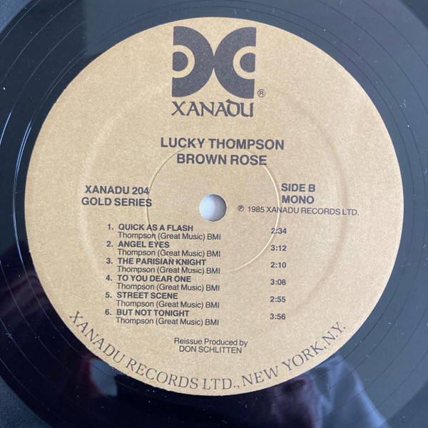 télécharger l'album Lucky Thompson - Brown Rose