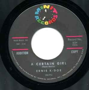 Ernie K-Doe - A Certain Girl album cover