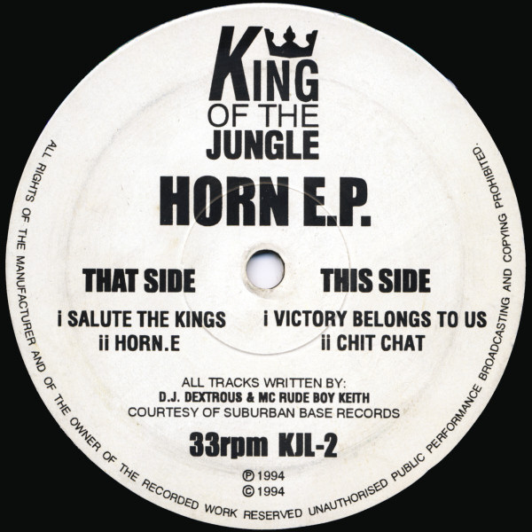 D.J. Dextrous & MC Rude Boy Keith – Horn E.P. (1994, Vinyl) - Discogs