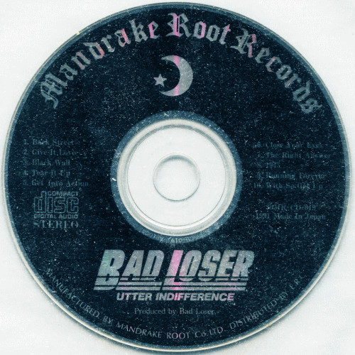 Bad Loser – Utter Indifference (1991, CD) - Discogs