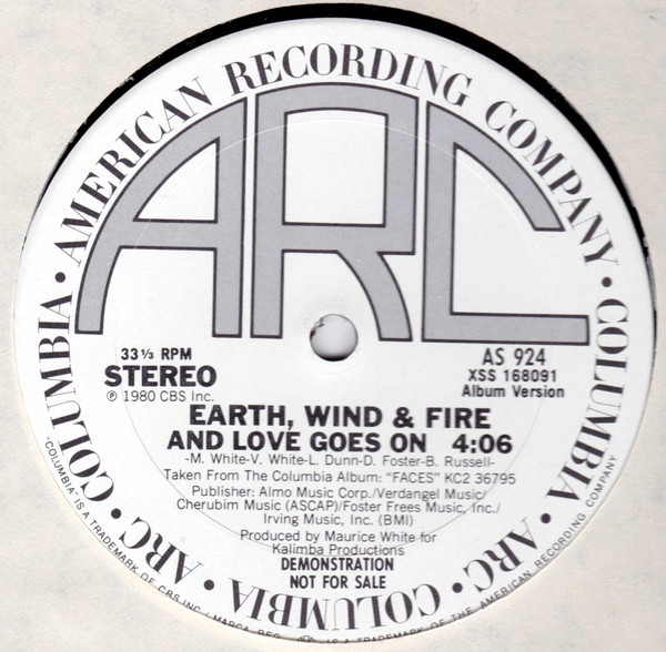 Earth, Wind & Fire – And Love Goes On (1980, Vinyl) - Discogs