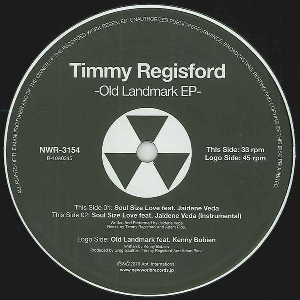 Timmy Regisford – Old Landmark EP (2010, Vinyl) - Discogs