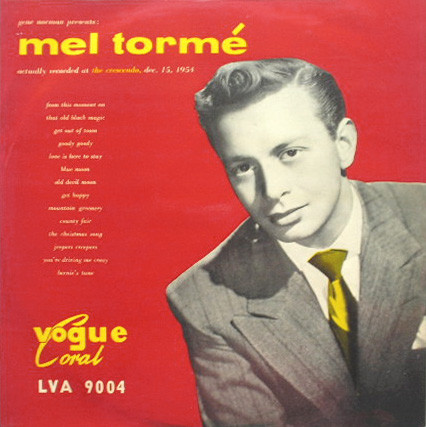 télécharger l'album Gene Norman Presents Mel Tormé - At The Crescendo
