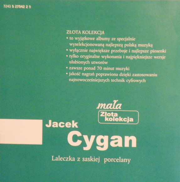 descargar álbum Jacek Cygan - Laleczka Z Saskiej Porcelany