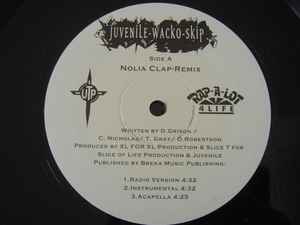 Juvenile (2) - Nolia Clap-Remix / What's Up album cover