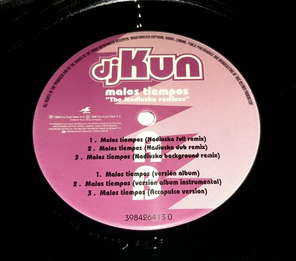 Album herunterladen DJ Kun - Malos Tiempos The Nadiuska Remixes