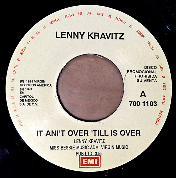 Lenny Kravitz - It Ain't Over 'Til It's Over | Releases | Discogs