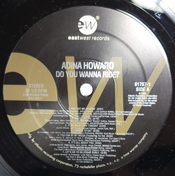 Adina Howard - Do You Wanna Ride? | Releases | Discogs