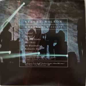 Steven Wilson - Weekender 221113 album cover