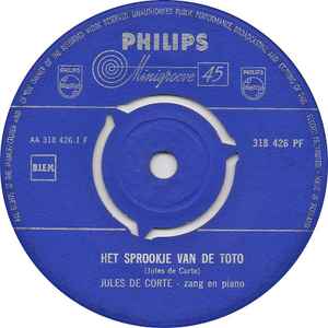 Jules De Corte - Het Sprookje Van De Toto album cover